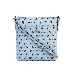 Coach North South Crossbody in Butterfly Dot Print Cornflower Blue